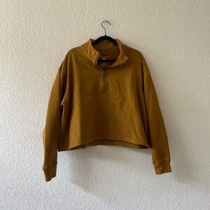 Girlfriend Collective Quarter Zip Sweatshirt